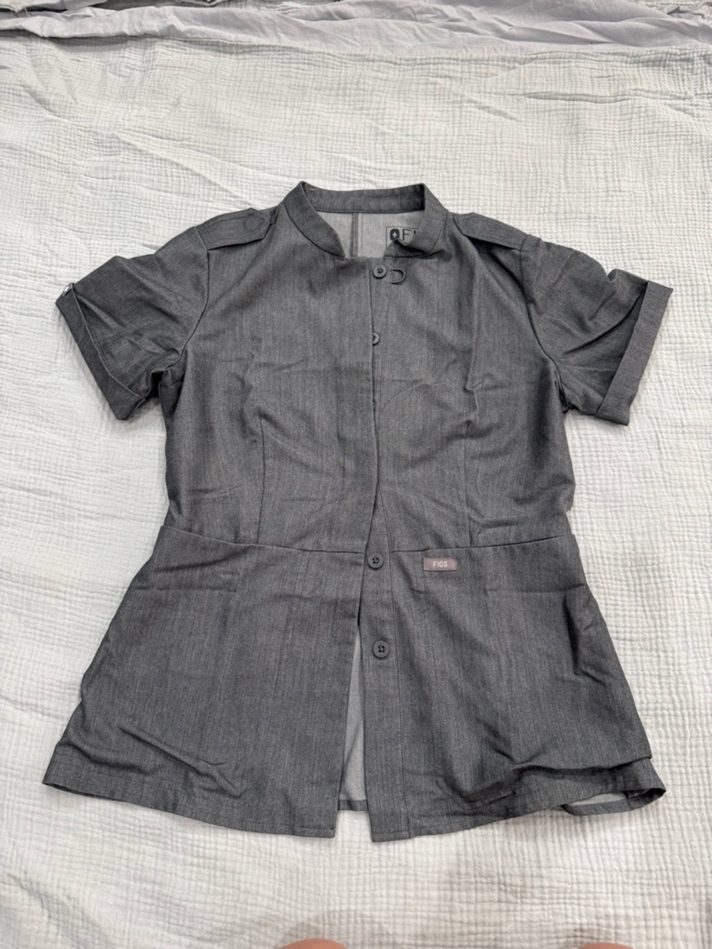 Figs Gray Technical Medical Top